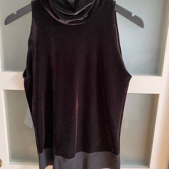 Commando Velvet Sleeveless Mock Neck Bodysuit - Picture 3 of 8